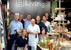 Het team van B Living: Dick van raalte, Arno fabels, elke bakker, mark van maanen, Yvonne mars van raalte, Joris Coppes, Henriette visschers, Jeff florentinus en Niels breukel.